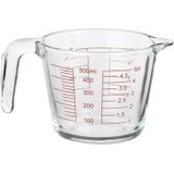 Alessandro Maatbeker - 500 ml - glas - litermaat - magnetronbestendig - L18 x B12 x H10 cm