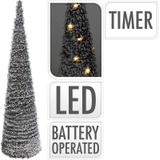 Kerstverlichting kegel - LED - kerstboom - lamp - 80 cm - groen