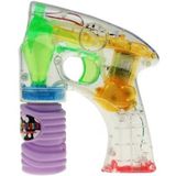 3x Bellenblaas Pistool met LED Licht 14 cm - Bubble Gun - Bellenblaaspistolen