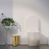 Spirella Pedaalemmer Venice - goud - 5 liter - metaal - L21 x H30 cm - soft-close - toilet/badkamer