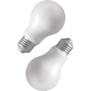 4x stuks stressballen lampbolletje gloeilamp 10 cm