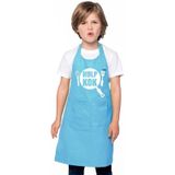 Hulpkok keukenschort blauw kinderen