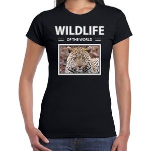 Dieren foto t-shirt Jaguar - zwart - dames - wildlife of the world - cadeau shirt jaguars liefhebber