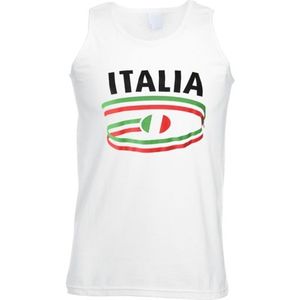 Witte heren tanktop Italie