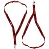 6x stuks keycord/lanyard Amsterdam - Nekkoord met sleutelhanger - Sleutelkoord met Amsterdamse vlag