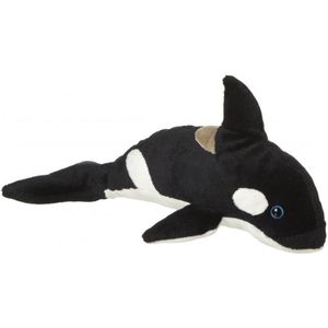 Pluche knuffel orka walvis van 25 cm - Orka speelgoed knuffels artikelen.