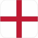 30x Bierviltjes Engelse vlag vierkant - Engeland vlag feestartikelen - Landen decoratie