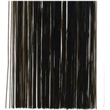 20x zakjes lametta engelenhaar zwart 50 x 40 cm - Tinsel/folie slierten - Kerstversiering