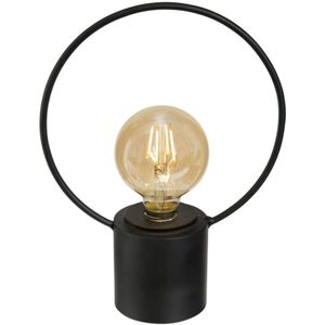 Atmosphera LED Lamp - Tafellamp - Nachtlamp - Zonder Snoer - H26.5 - Zwart - Werkt Op Batterijen