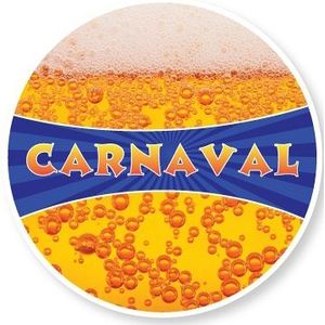 50x Bierviltjes Carnaval - feestartikelen/versiering