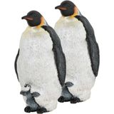 Set van 3x Stuks Plastic Speelgoed Figuur Keizer Pinguin 4 cm