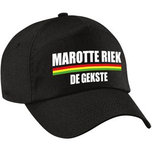 Carnaval Marotte riek de gekste pet zwart voor dames en heren - Sittard carnaval baseball cap