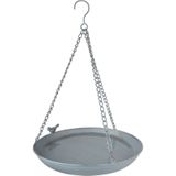 Vogelbad/voederschaal - hangend - rond - metaal - D30,4 cm
