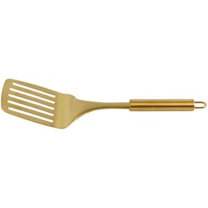 Bakspatels/bakspanen goudkleurig 32 cm RVS keukengerei - Koken - Bakken - Spatels