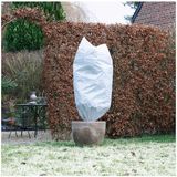 3x Plantenhoes tegen vorst met aantrekkoord wit 1,5 meter x 100 cm 50 g/m2 Ã¯Â¿Â½ Winterafdekhoes Ã¯Â¿Â½ Winterhoes voor planten Ã¯Â¿Â½ Anti-vorst beschermhoes planten Ã¯Â¿Â½ Vorstbescherming - Windbescherming