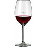 Set van 6x stuks wijnglazen voor rode wijn 410 ml Esprit met maatstreep - 41 cl - Wijn drinken - Wijnglazen van glas
