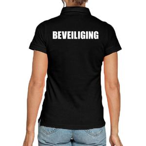 Beveiliging poloshirt zwart voor dames - security polo t-shirt