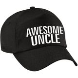 Awesome Aunt en Uncle petje zwart - Cadeau baseball caps voor Oom en Tante - Oom en Tante cadeautje