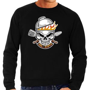 Reaper bbq / barbecue sweater zwart - cadeau trui voor heren - verjaardag / vaderdag kado