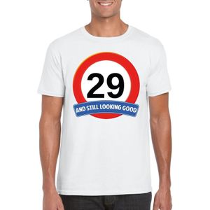29 jaar and still looking good t-shirt wit - heren - verjaardag shirts
