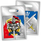 24x stuks plastic ridder uitdeelzakjes voor een verjaardagsfeestje  - Cadeauzakjes/Snoepzakjes