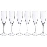 24x Champagneglazen/flutes 190 ml - 19 cl - Champagne glazen - Champagne drinken - Champagneglazen van glas