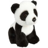 Pluche Zwart/Witte Panda Beer Knuffel 18 cm - Pandaberen Knuffels