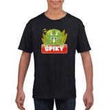 Spiky de dinosaurus t-shirt zwart voor kinderen - unisex - dino shirt - kinderkleding / kleding