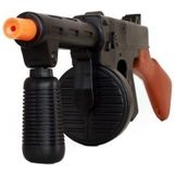 Speelgoed machine geweer Tommy gun met geluid 50 cm - Gangster/Maffia verkleedkleding accessoires wapens