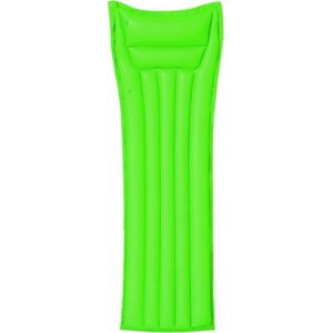 Bestway basic opblaasbaar luchtbed groen 183 x 69 cm - Strand/Camping