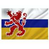 3x Provincie Limburg vlaggen 1 x 1.5 meter - Limburgse vlag versiering/decoratie