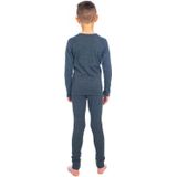 Thermo broek ondergoed lang voor kinderen grijs - Wintersport kleding â Thermokleding - Lange thermo broek