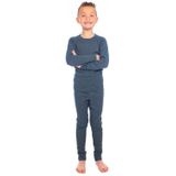 Thermo broek ondergoed lang voor kinderen grijs - Wintersport kleding â Thermokleding - Lange thermo broek