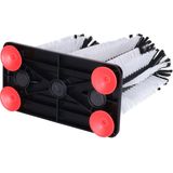 Buemag Spoelborstels - glazen afwassen - 19 x 24 x 10 cm - zwart - 3 stuks - professionele horeca borstels - glazenwasborstel