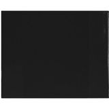 Bureau onderlegger/placemat van pvc 63 x 50 cm - Bureau beschermer - Design zwart