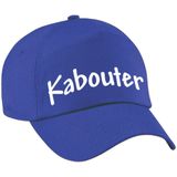 Bellatio Decorations verkleed pet kinderen - kabouter - blauw/wit - carnaval themafeest outfit