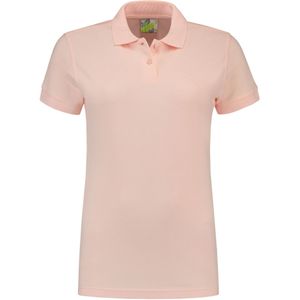 Dames poloshirt licht roze