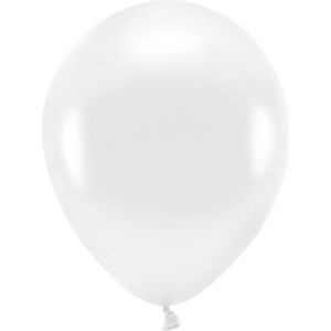 300x Witte ballonnen 26 cm eco/biologisch afbreekbaar - Milieuvriendelijke ballonnen