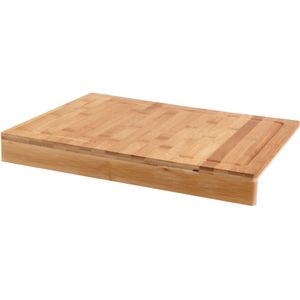 Bambou & Co Snijplank met rand - bamboe hout - 43 x 33 x 5 cm - voor het aanrecht