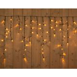 Ijspegelverlichting lichtsnoeren met 1400 warm witte lampjes 28 x 1 meter - Kerstverlichting