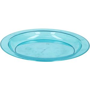 Edco Blauwe Plastic Bordjes 20 cm