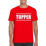 Toppers Topper t-shirt rood heren