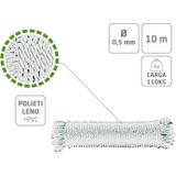 AMIG paracord touw - 3x - 10 meter - D5mm - 110kg - polypropyleen - wit