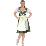 Groene Tiroler jurk / dirndl met hart - Oktoberfest dames kleding