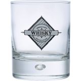Durobor whiskyglazen - set 6x stuks van 290 ml - en 9x whisky ijsblokstenen - Cadeau set