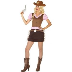 Cowgirl verkleedjurk / kostuum voor dames - carnavalskleding - voordelig geprijsd