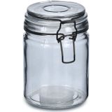 Weckpotten/inmaakpotten - 6x - 250 ml - glas - met beugelsluiting - incl. etiketten