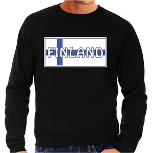 Finland landen sweater zwart heren - Finland landen sweater / kleding - EK / WK / Olympische spelen outfit