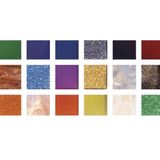 Rayher hobby Mozaiek steentjes - diverse kleuren - 1270x stuks - 1 x 1 cm formaat - hobby artikelen/knutselspullen