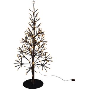 Kerstverlichting - kerstboom/kunstboom - bruin - 380 LED - 108 cm - Lichtboom